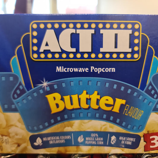 ACT II Microwave popcorn 3x78g
