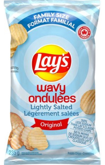 Lays Wavy lighted salt 235g