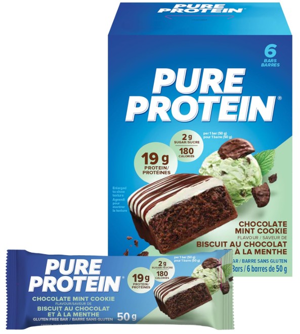 PURE PROTEIN BAR chocolate mint cookie 50g