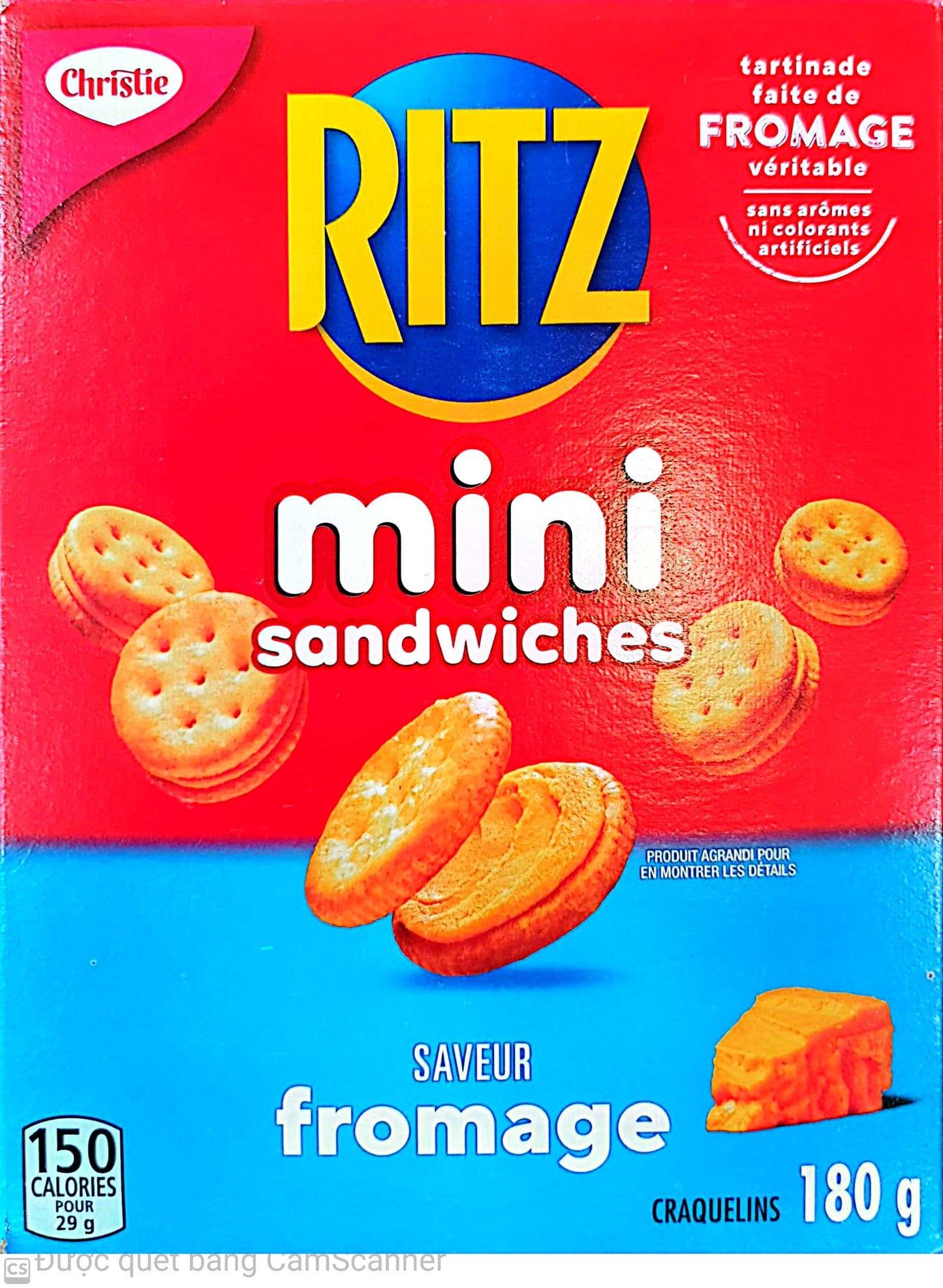 Ritz mini sandwich bits 180g