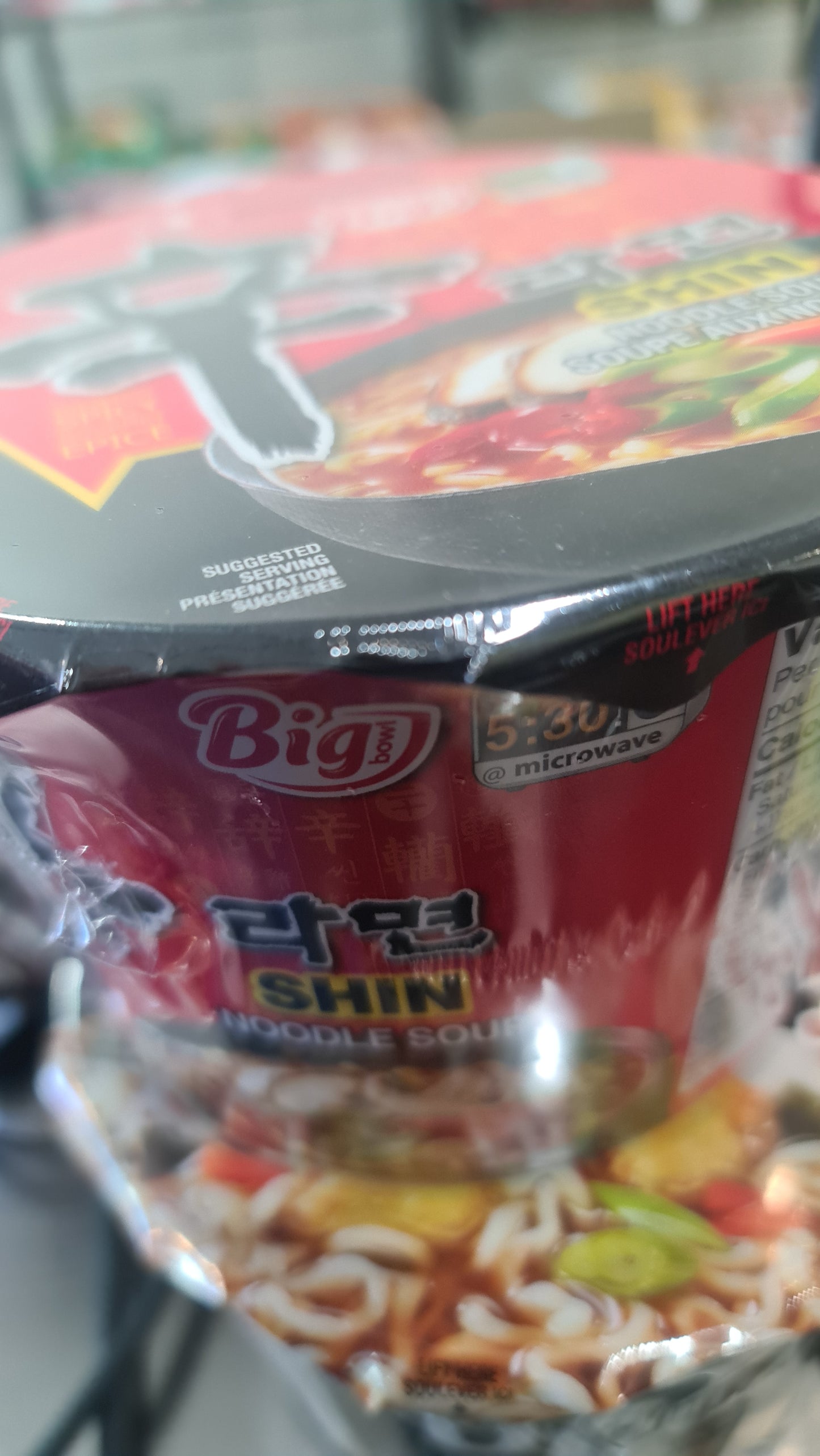 Shin noodle big BWL 114g