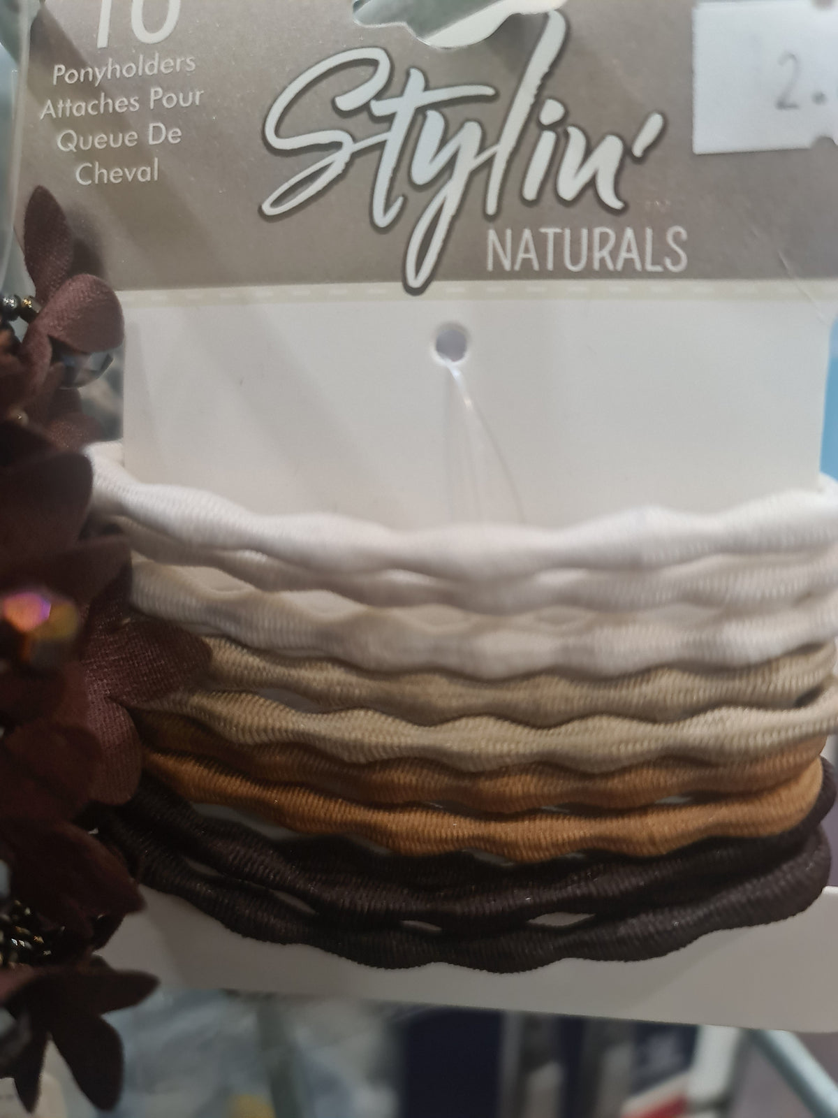 Hair tie - elastics natural 5PCS