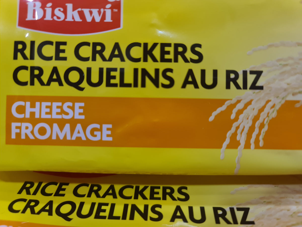 Biskwi rice crackers 100g cheese