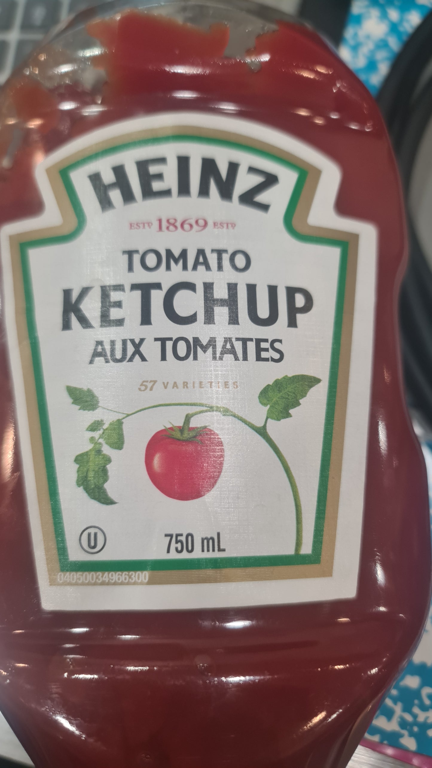 Heinz tomato ketchup 750ml