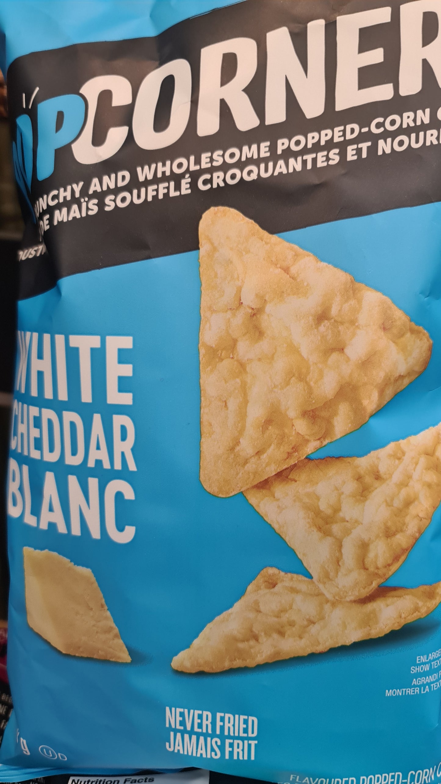 Popcorners white cheddar 142g