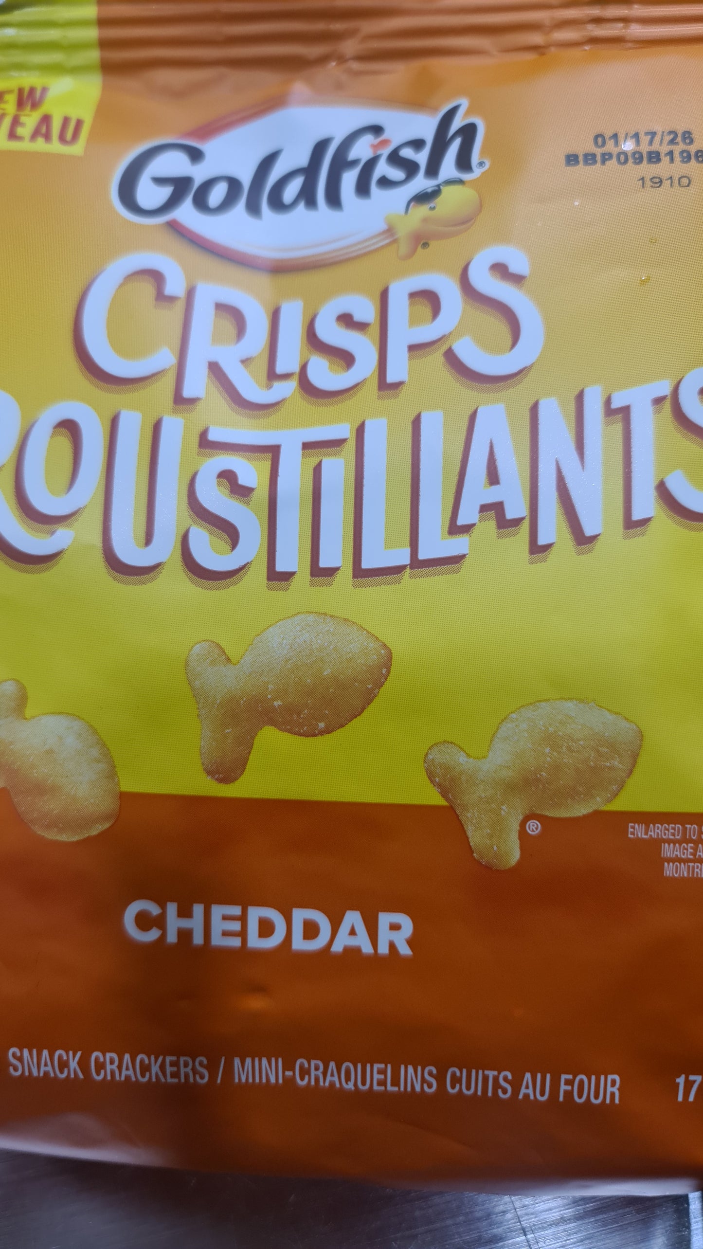 Goldfish crisps cheddar 177g