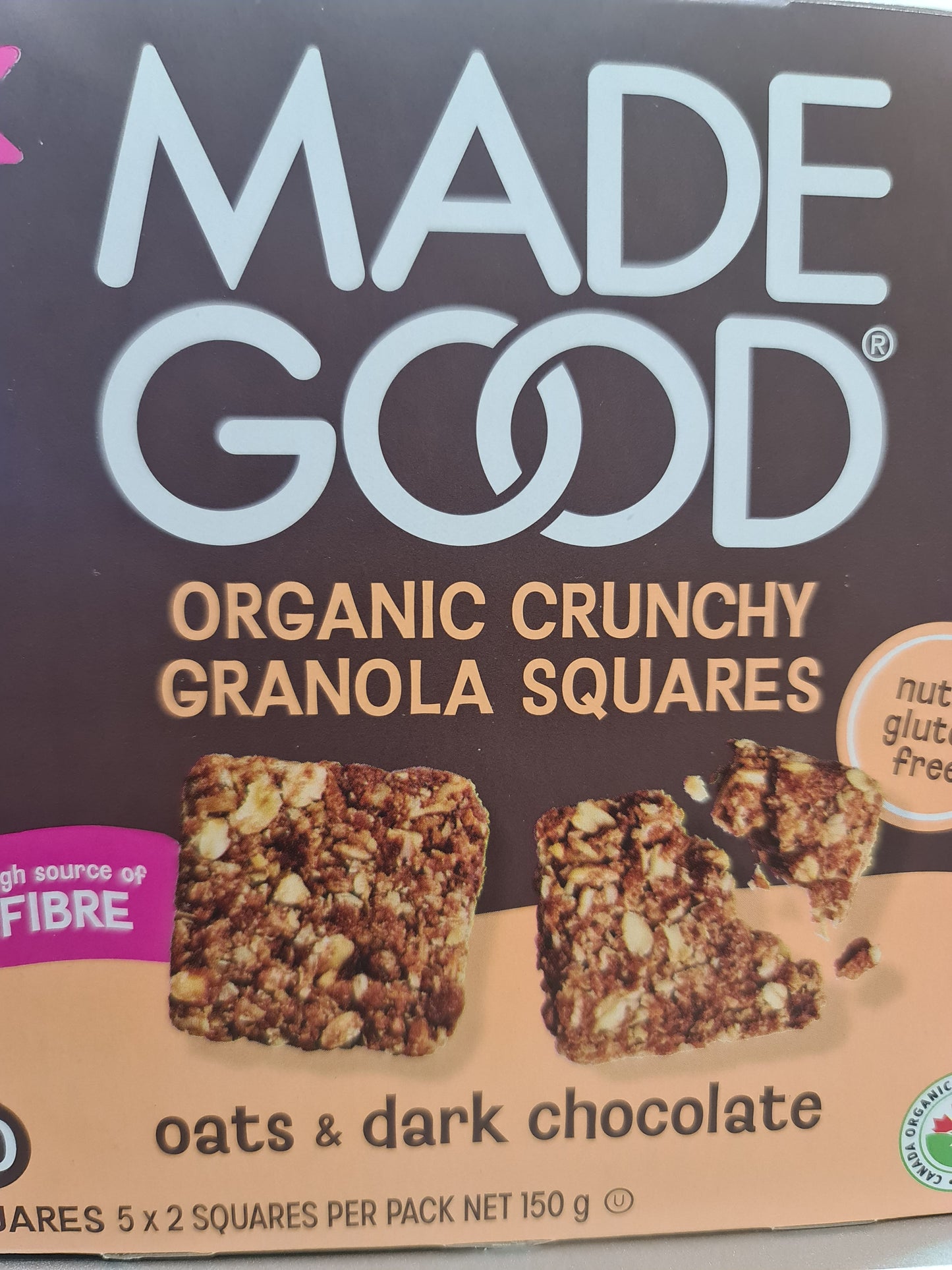 MADE GOOD granola oak & dark 10 squaresx15g