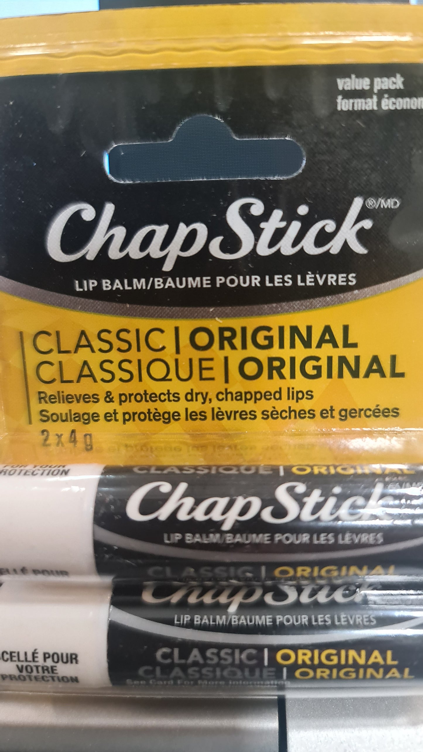Chapstick lip balm original 2pcs