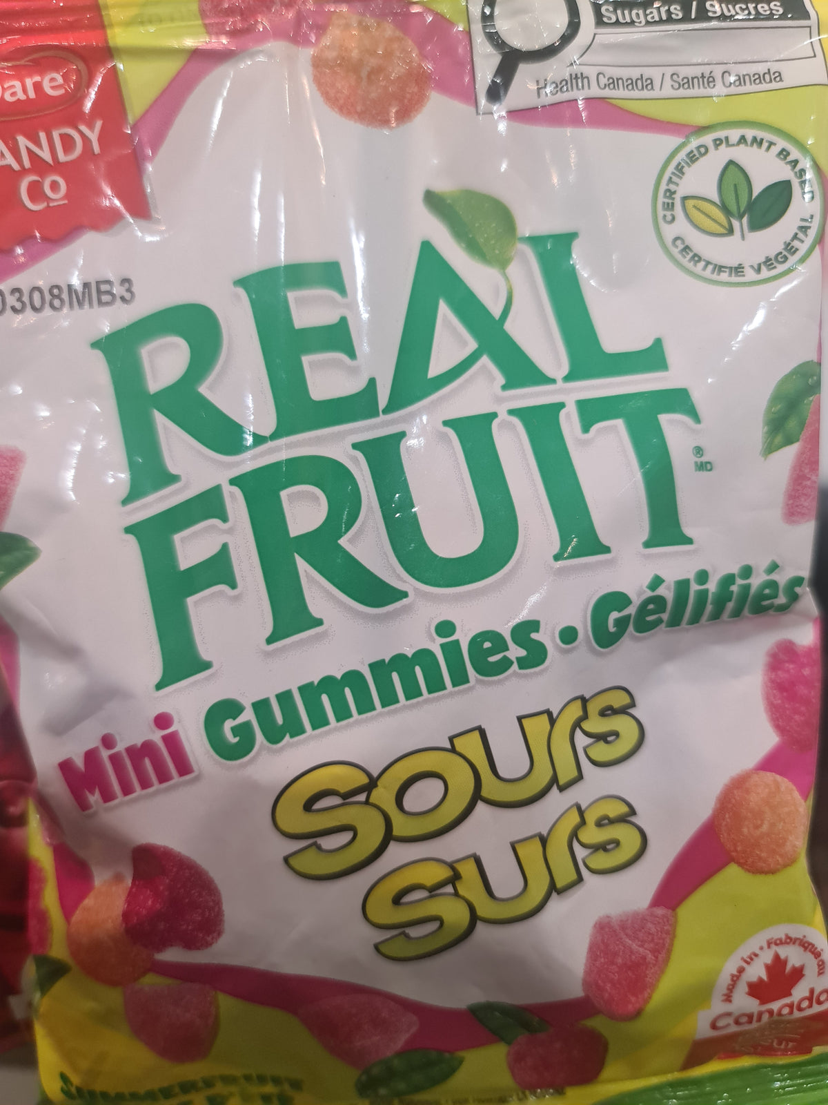 Dare real fruit sours mini 180g