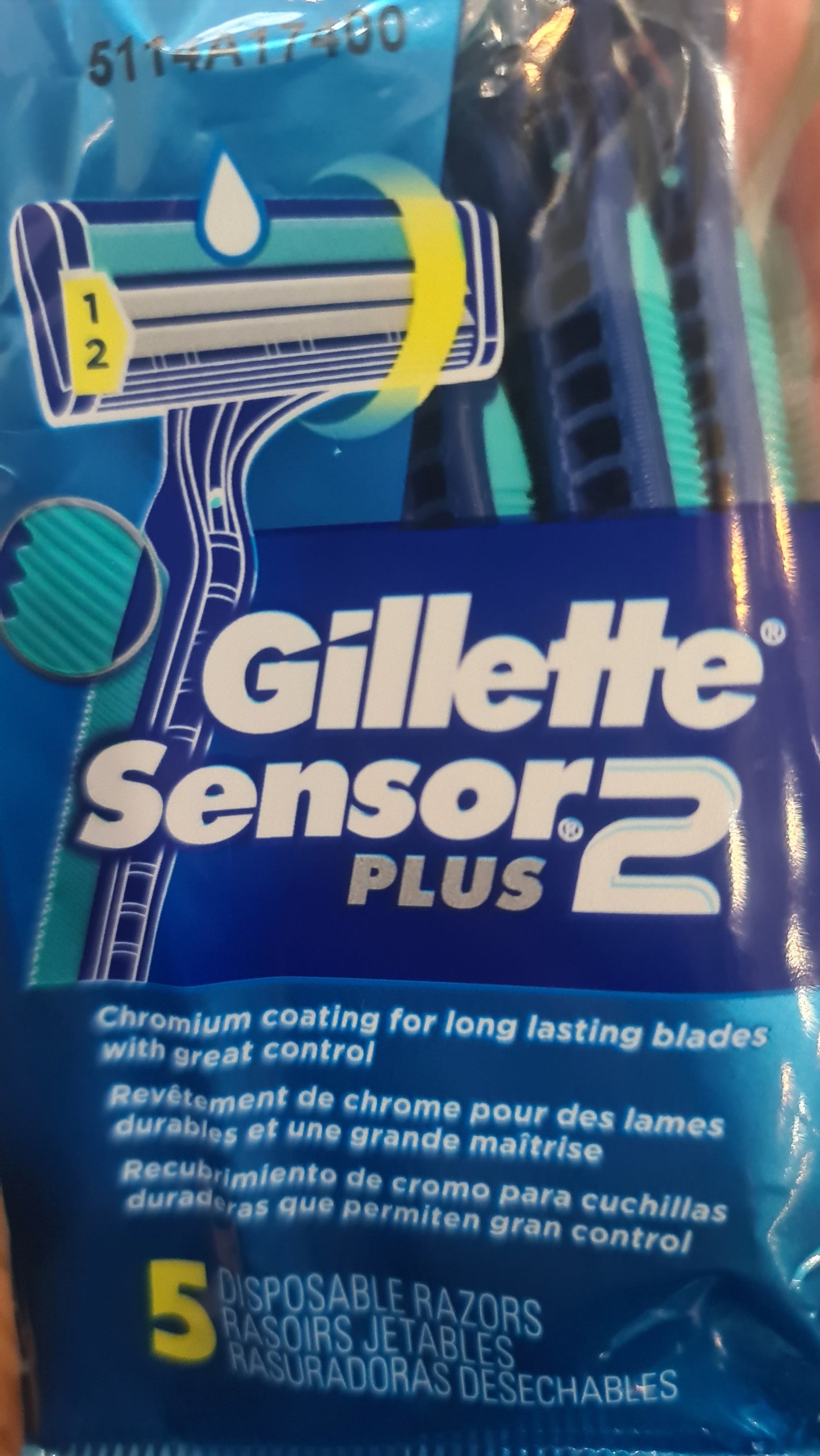 Gilette Razors 5pkg twin blade