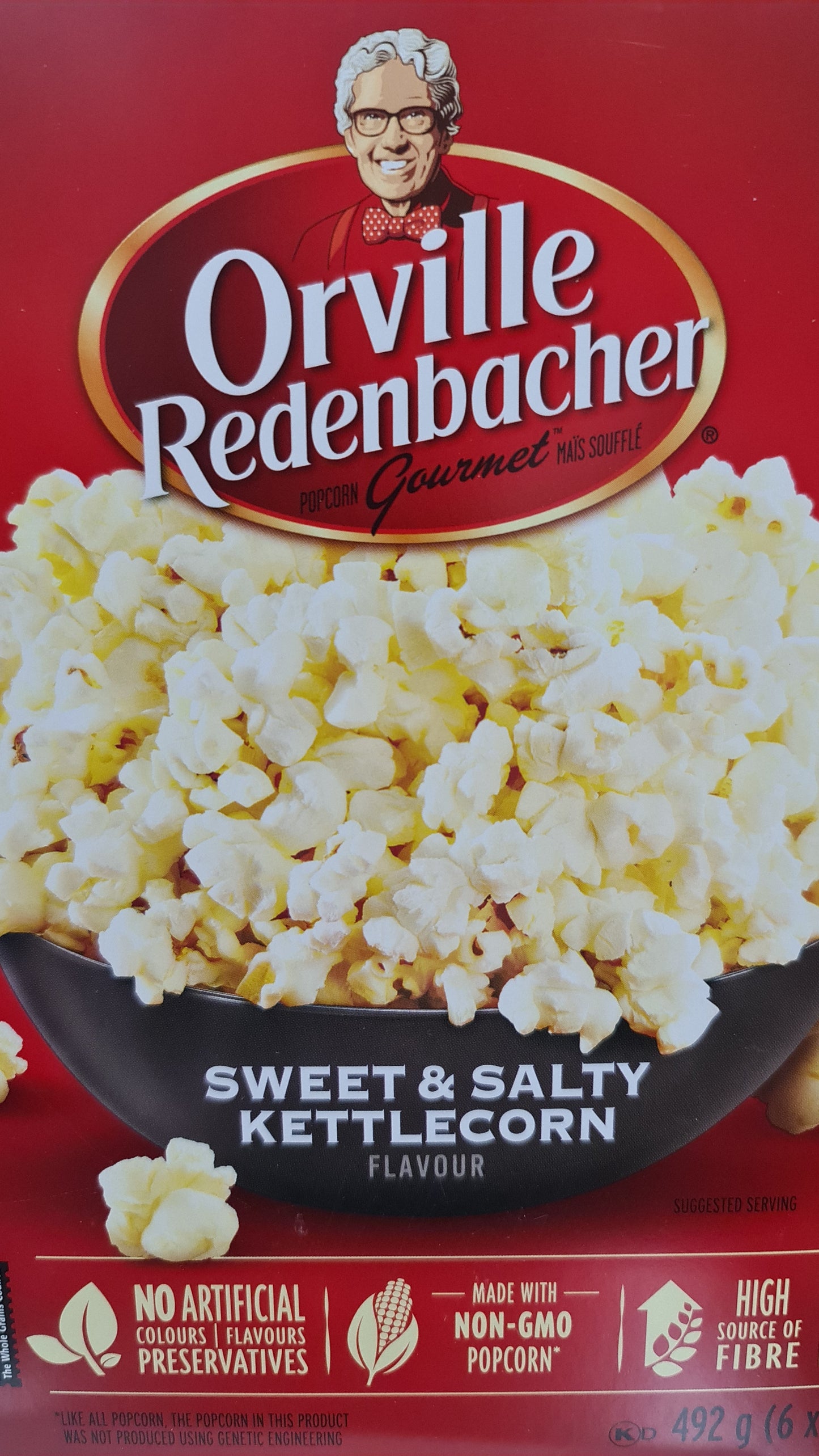 Orville sweet salty kettlecorn 6x82g