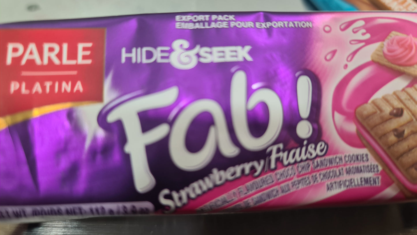 HIDE & SEEK CHOCOLATE BISCUITS strawberry 82.5g