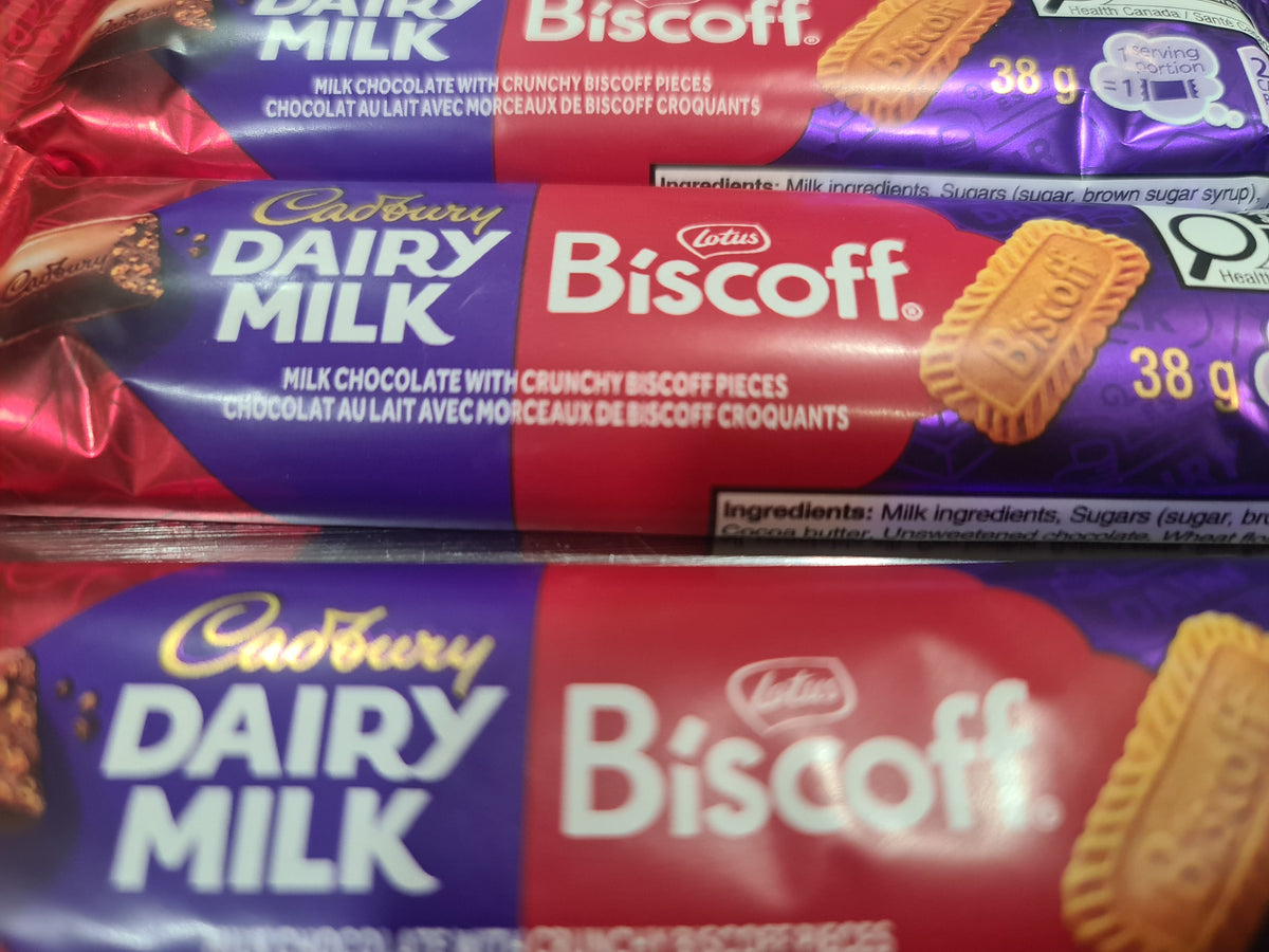 Cadbury Dairy milk chocolate bar biscoff 38g (Copy)