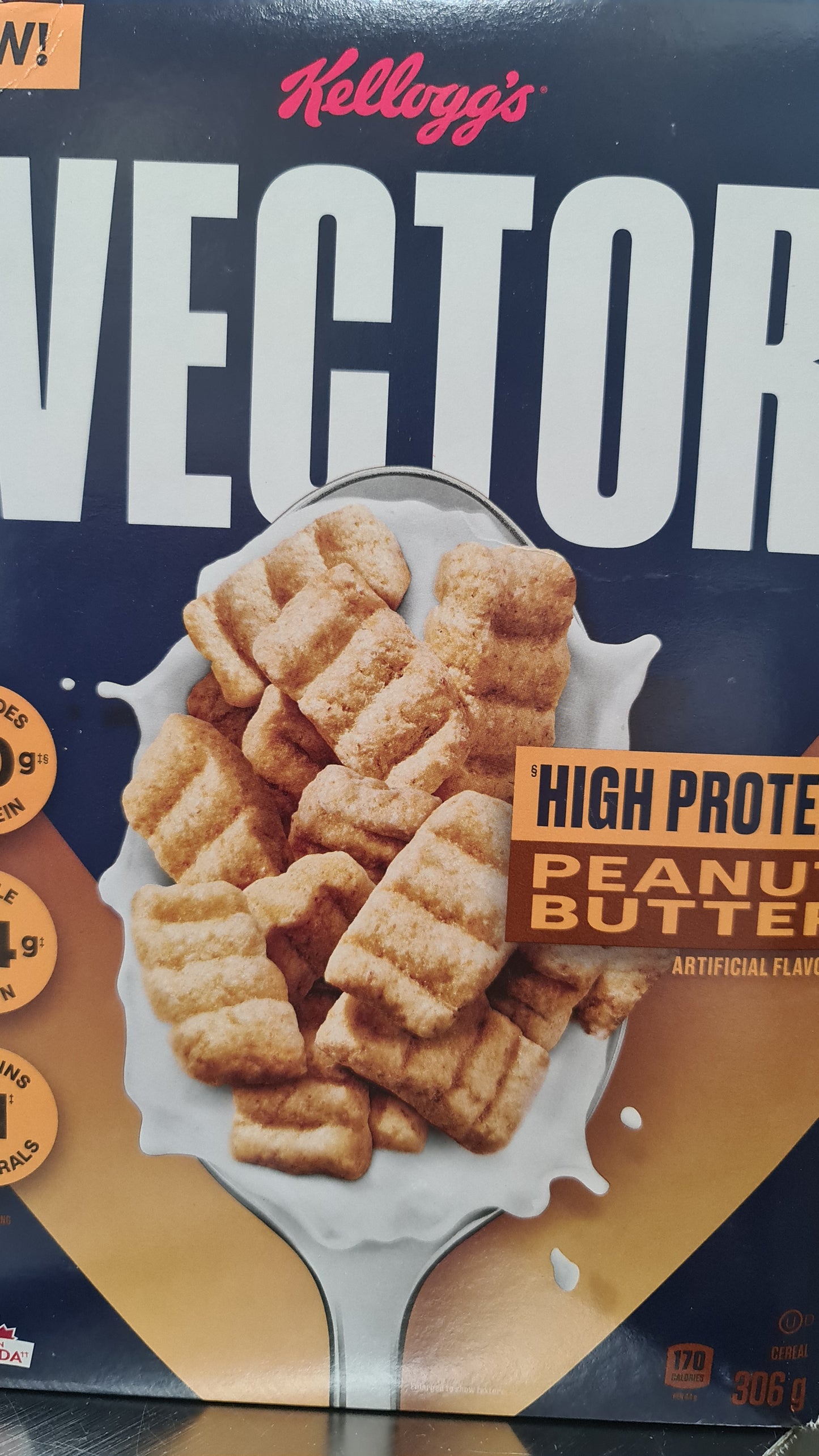 Kellogg Vector peanut 306g