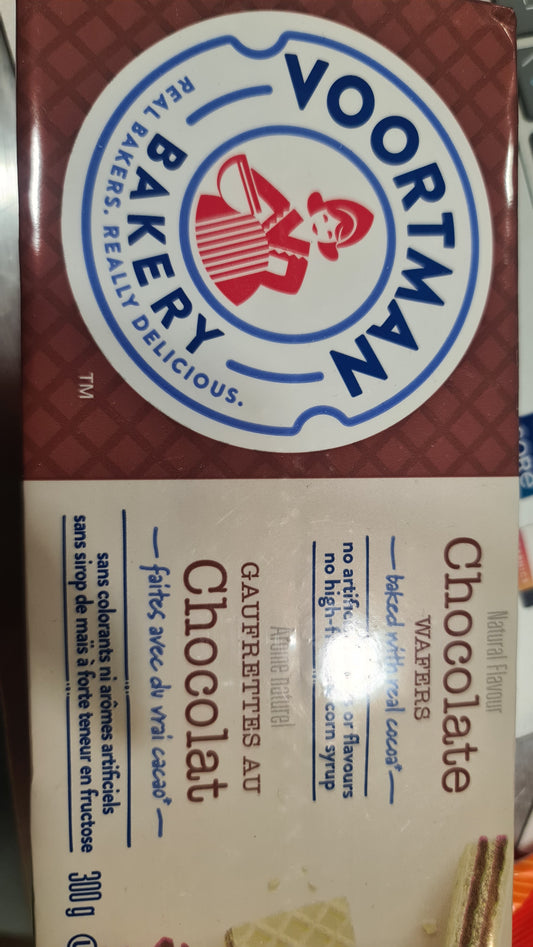 Voortman Wafer chocolate 300g