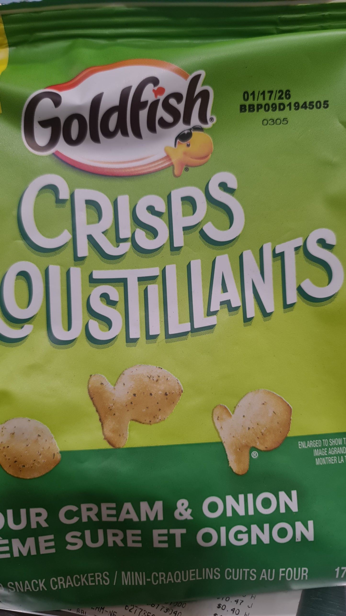 Goldfish sour cream onion 177g