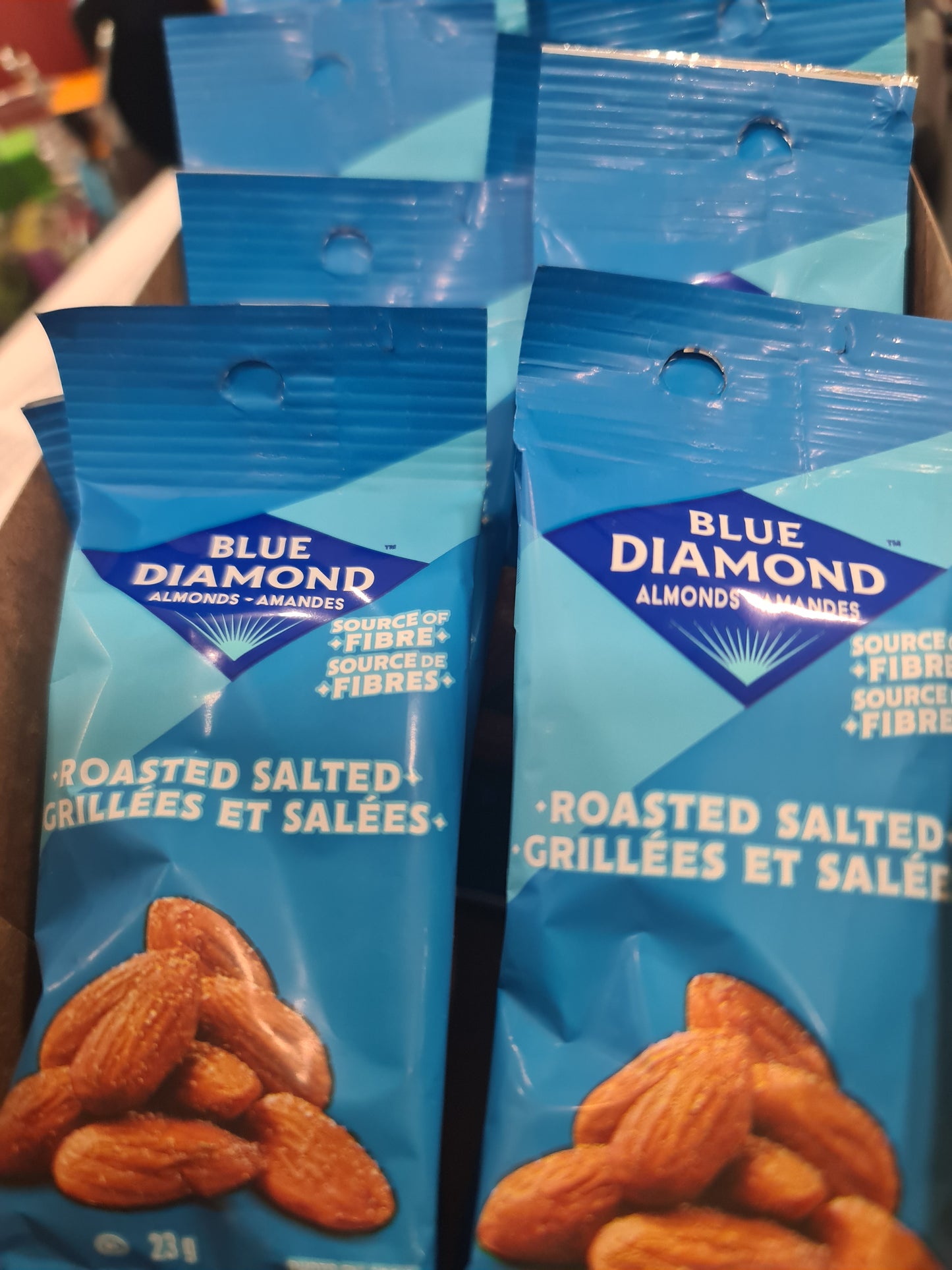 Blue diamond almond roasted salted 23g