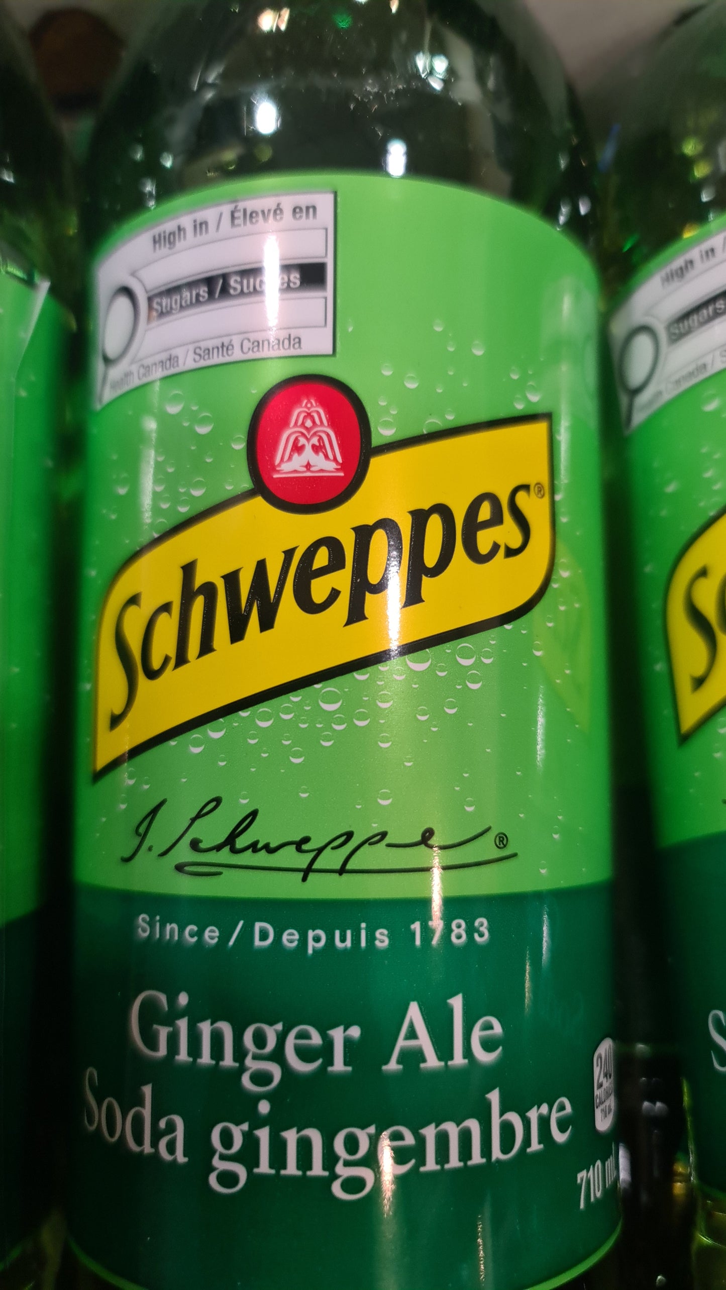 Schweppes bottle 710ml
