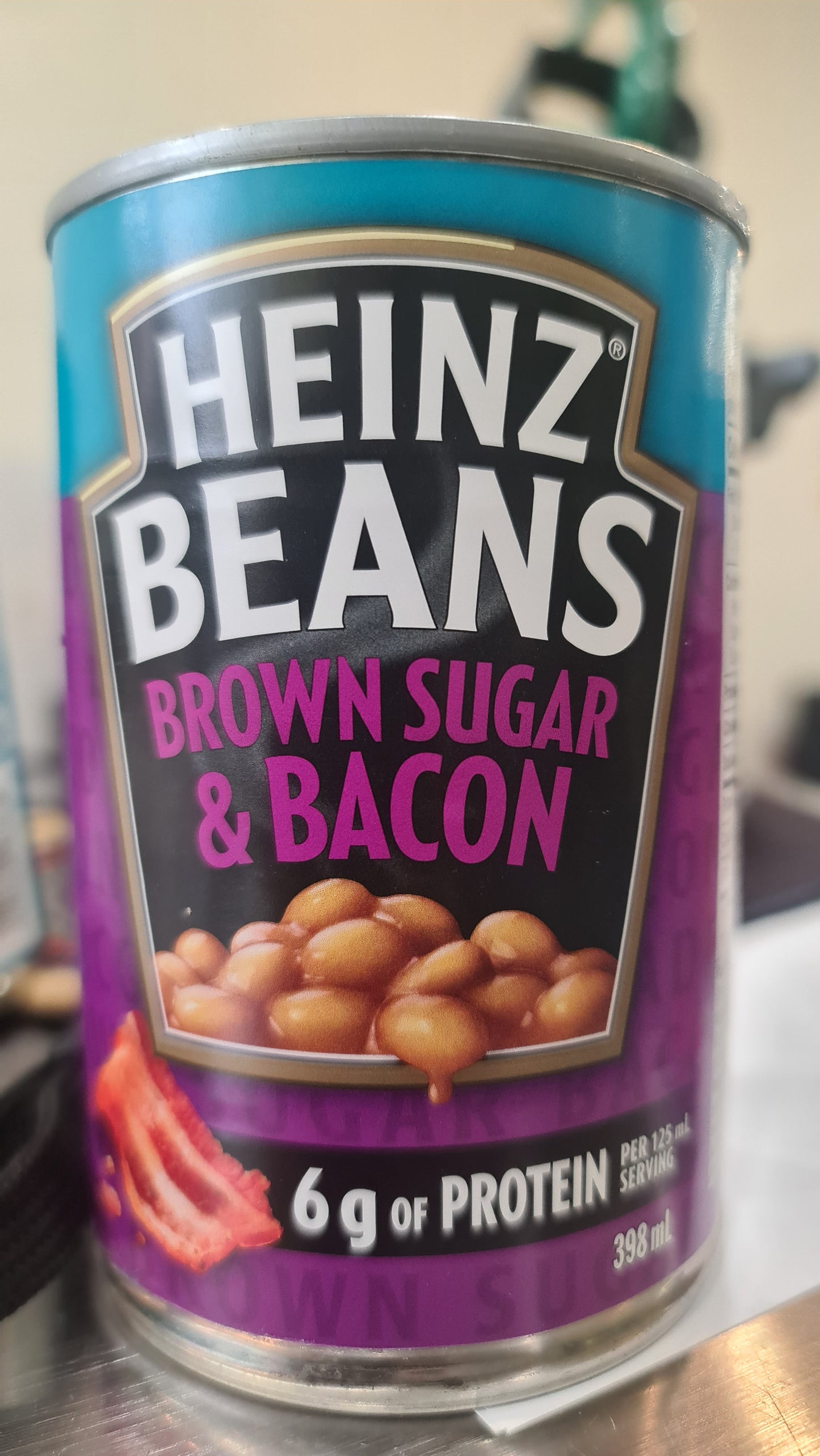 Heinz Beans brown sugar n bacon 398ml