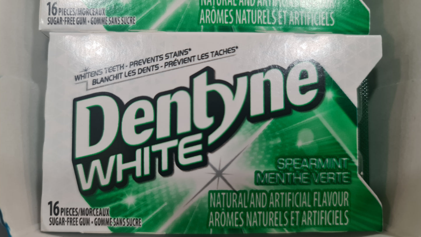 Dentyne white spearmint (16/box)