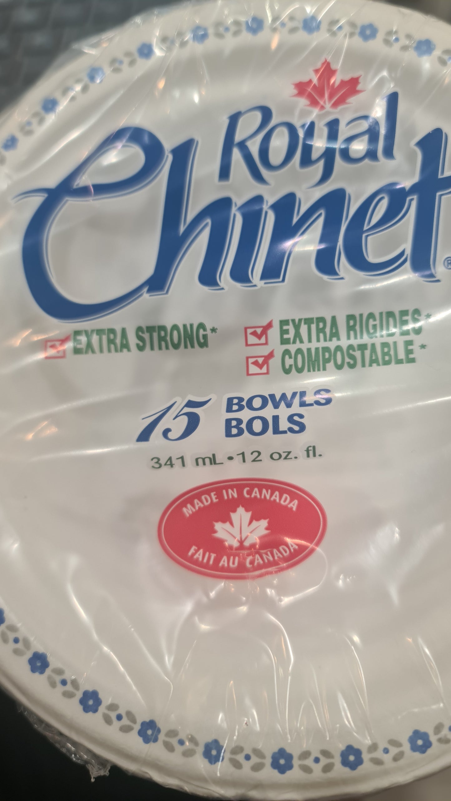 Royal chinet 15 bowls