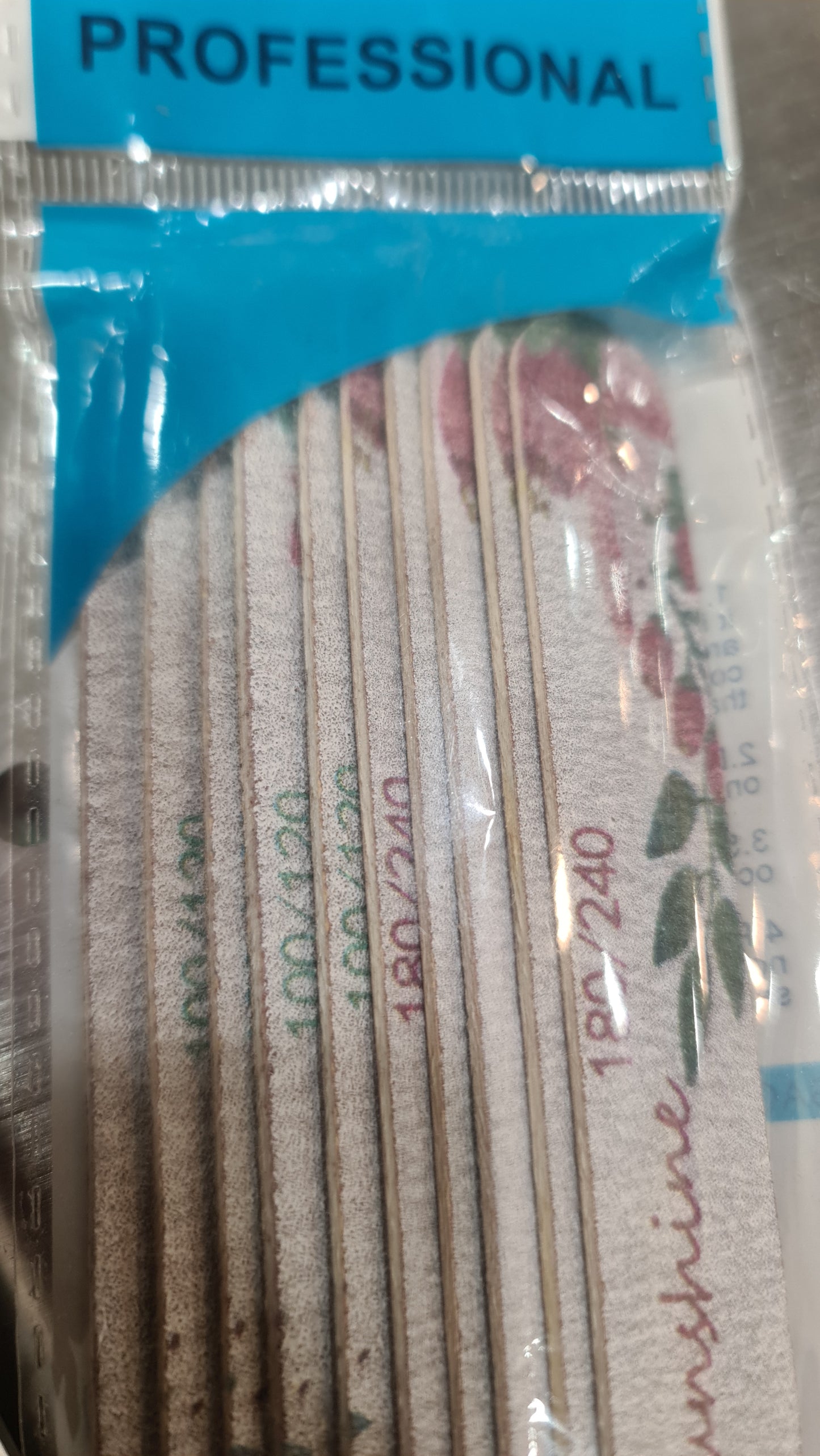 Professional nail files 10 pcs