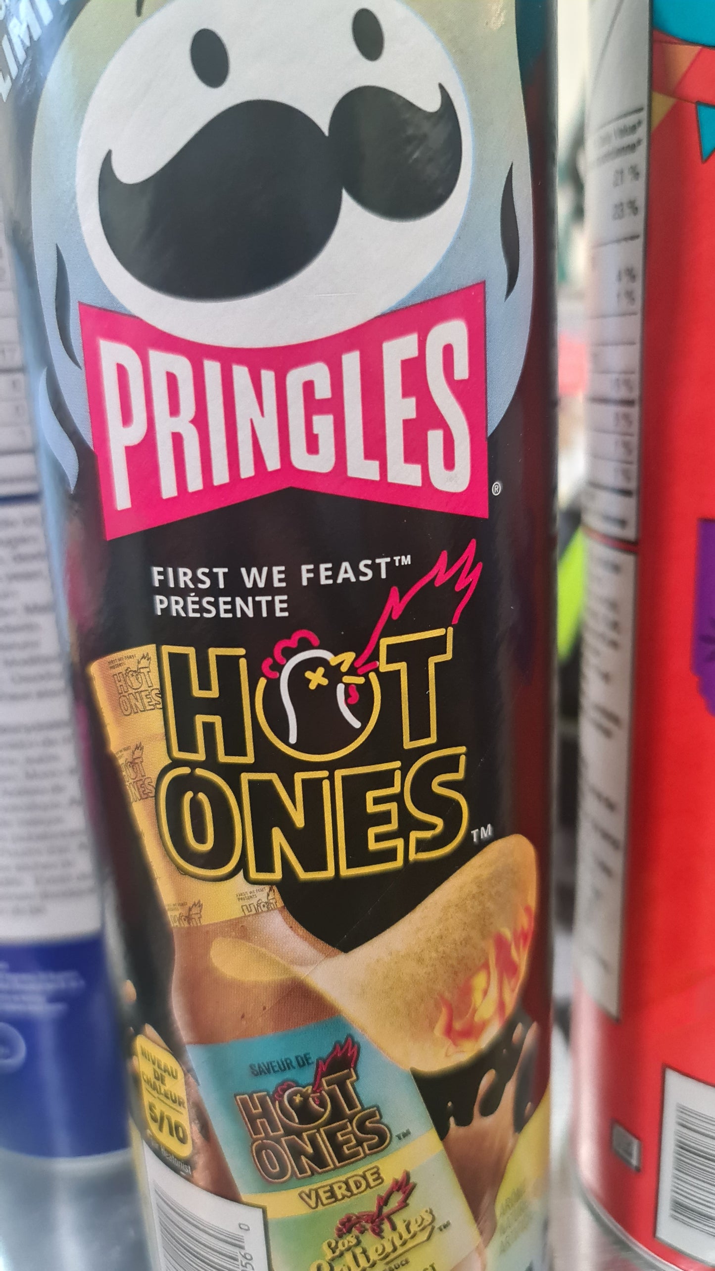 Pringles hot ones 156g