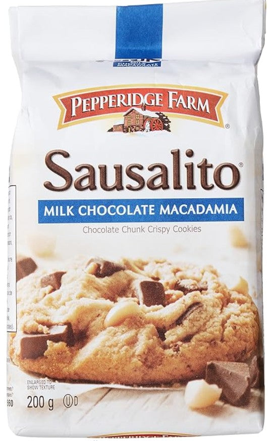 Peperidge farm Sausalito milk choco maca 200g