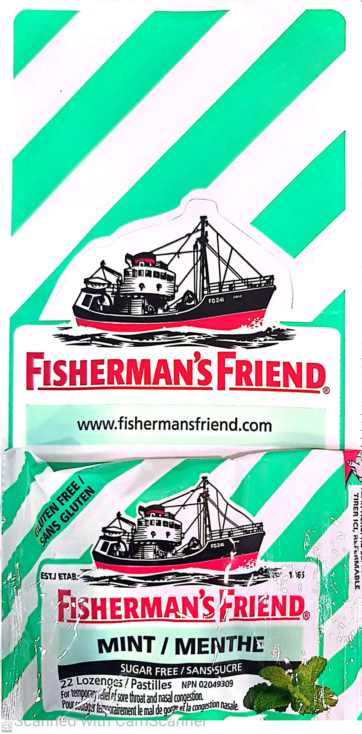 Fisherman Mint lozenges (24/box)