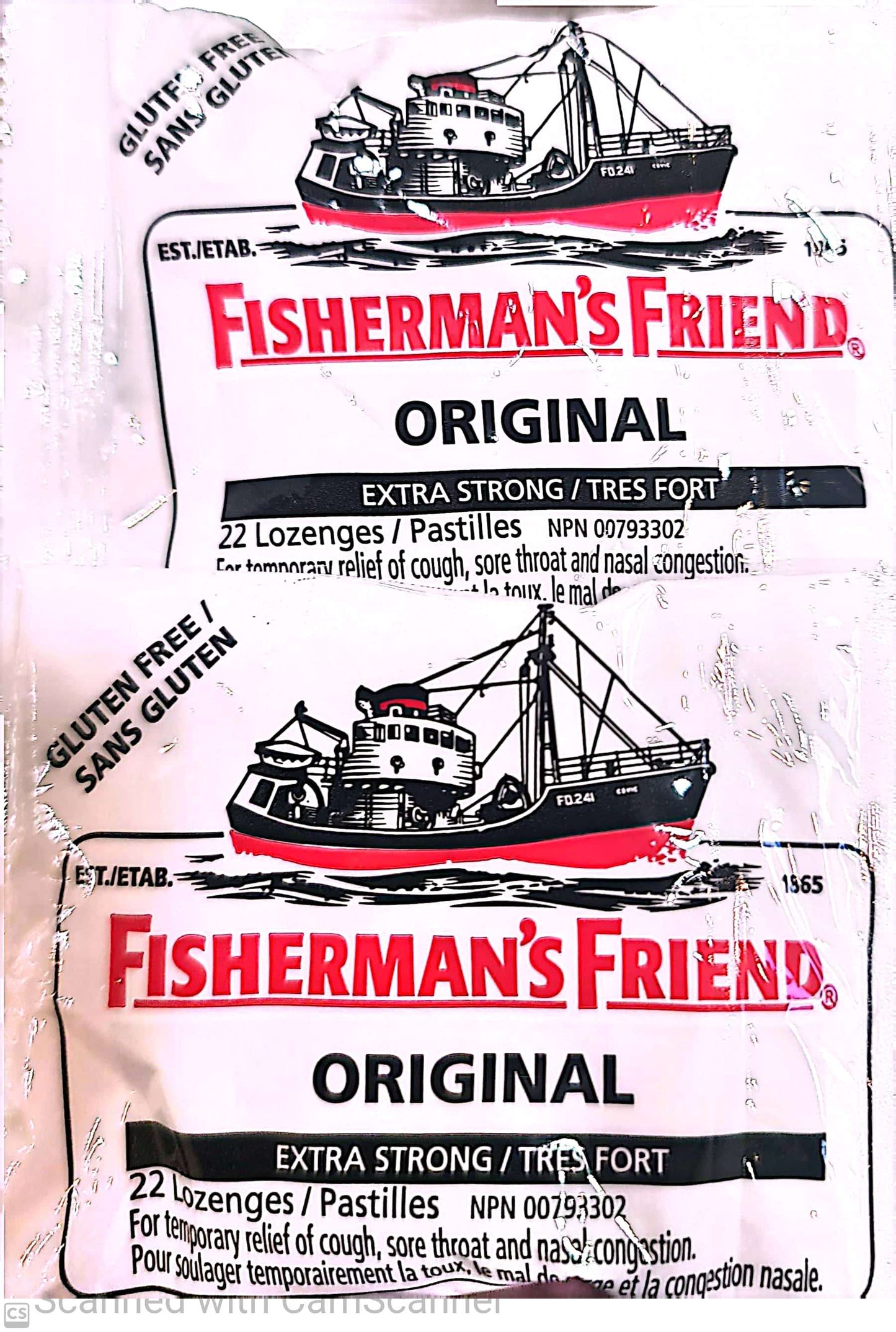 Fisherman Original strong lozenges (16/box)