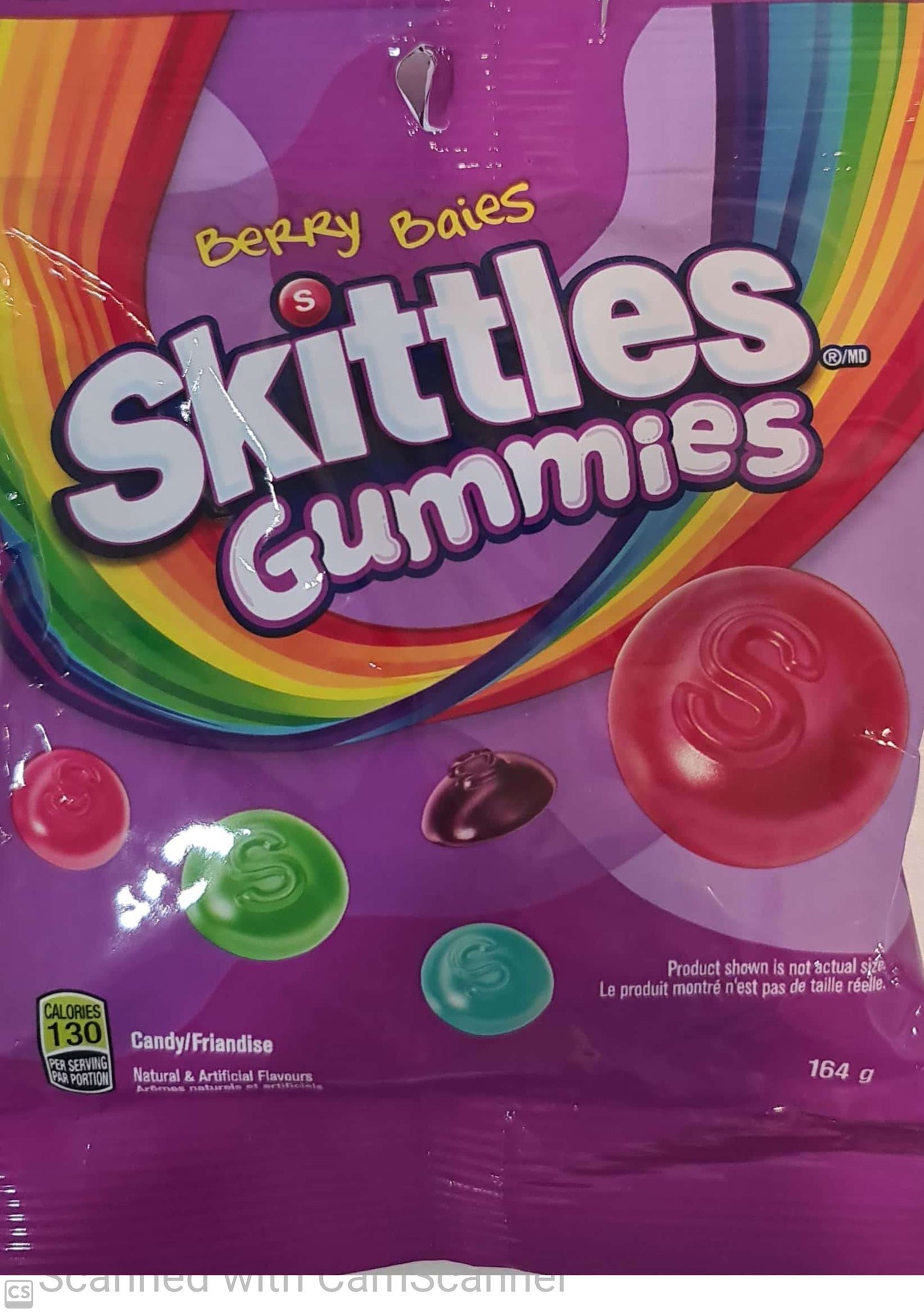 Skittles Berry gummy bag 164g