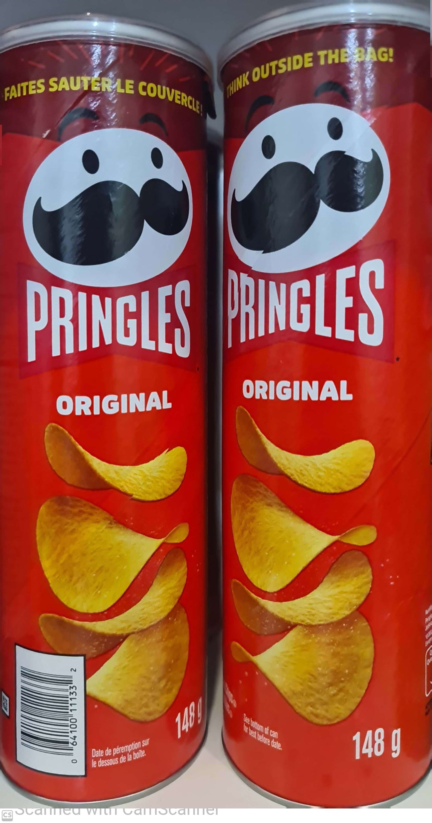 Pringles regular large can 148g