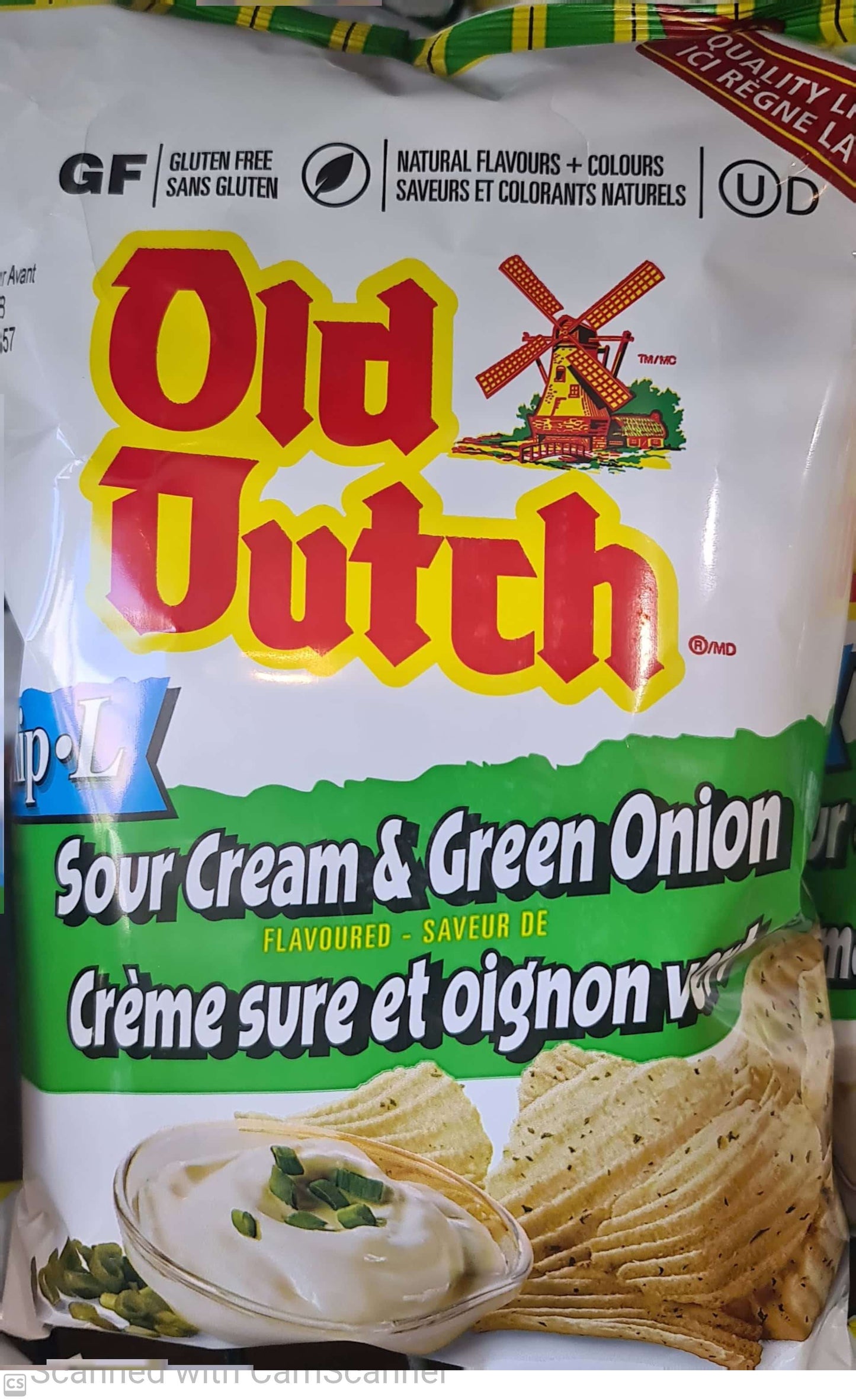 Old Dutch Rip L sour cream 180g