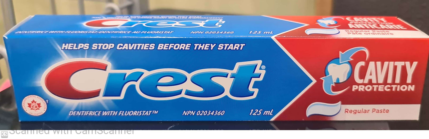 Crest cavity protection toothpaste - regular 125ml