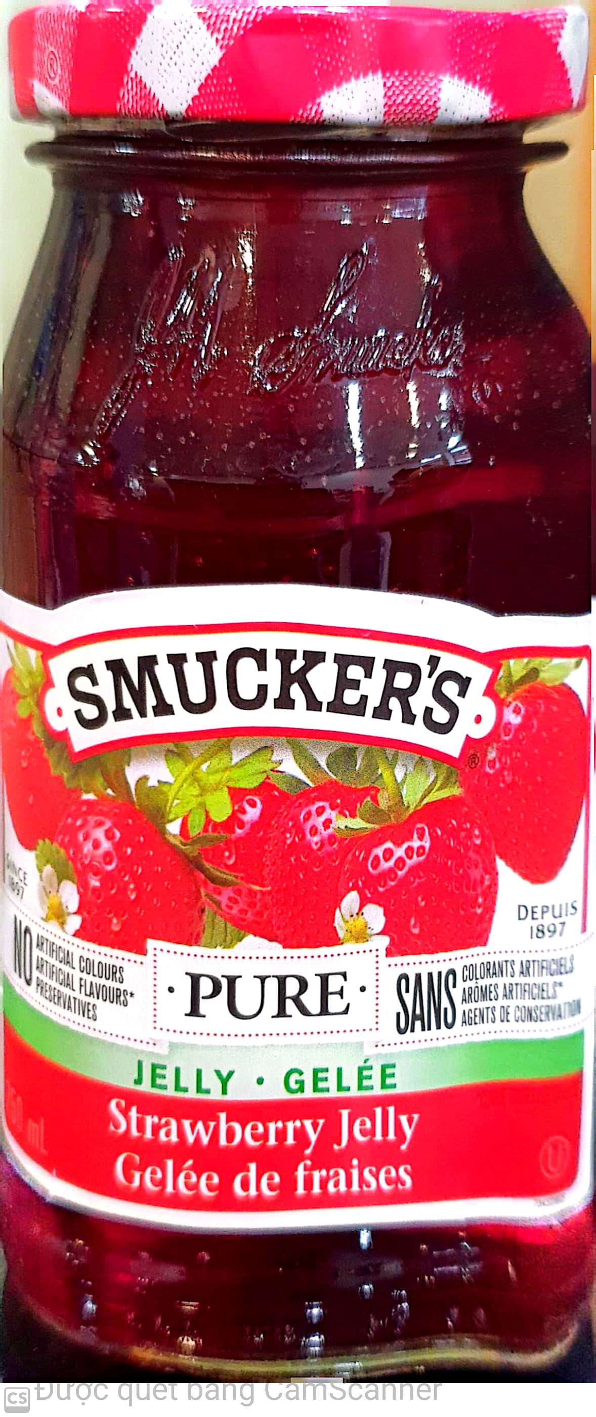 Smucker's Strawberry jelly 250ml