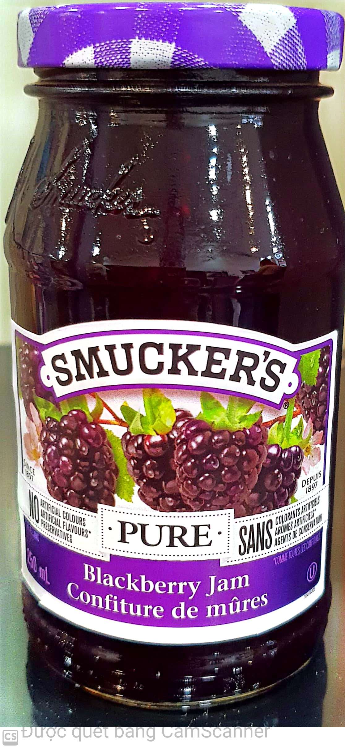 Smucker's Blackberry jam 250ml