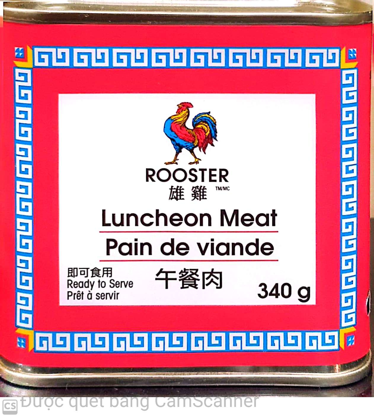 Rooster luncheon meat 340g