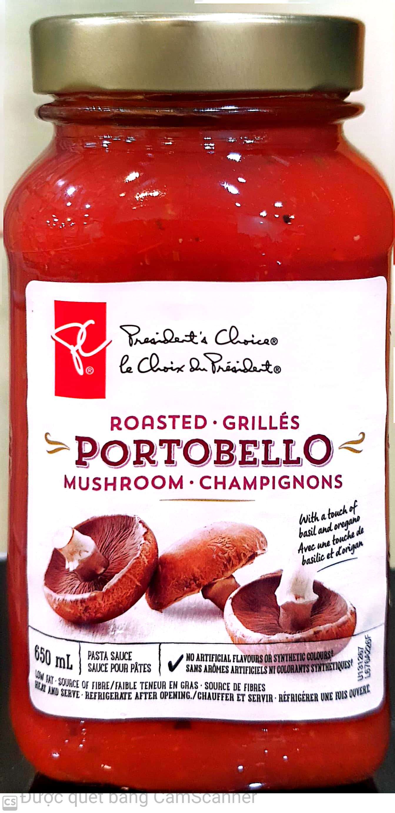 PC Portobello mushroom pasta sauce 650ml