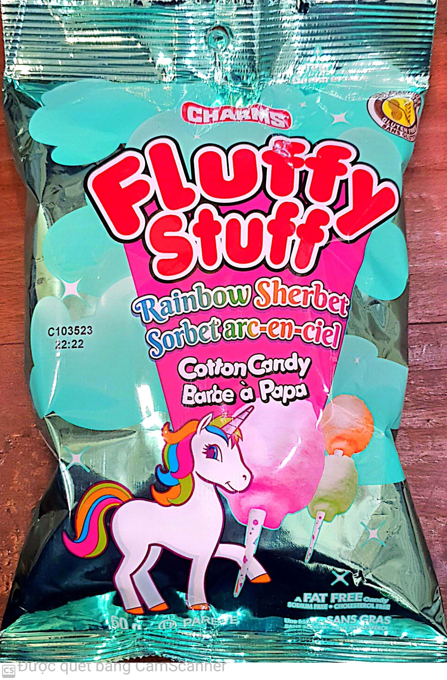 Fluff stuff Rainbow cotton candy 60g