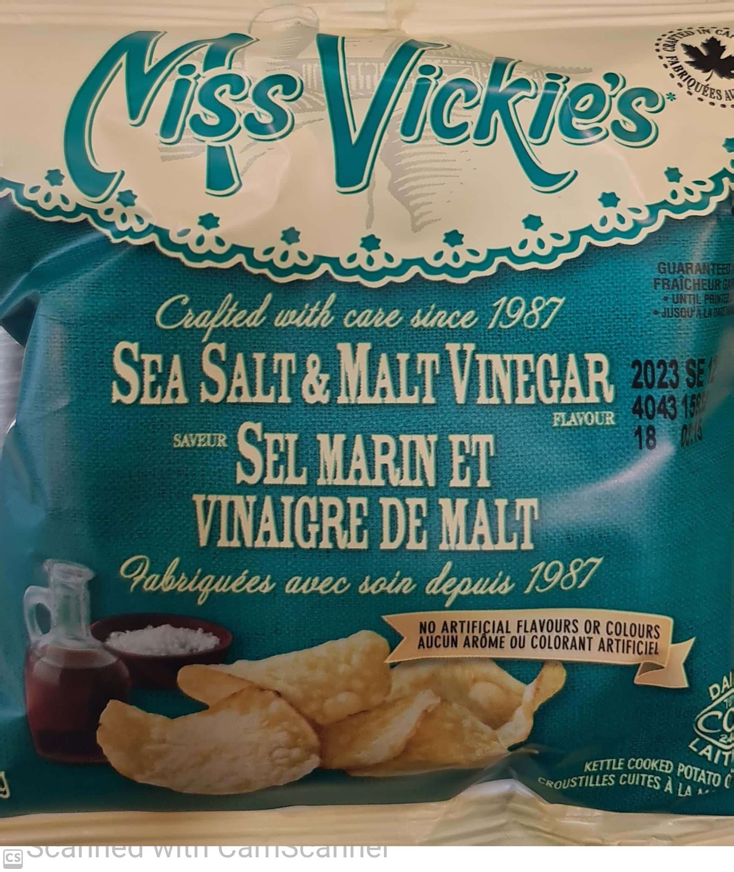 Miss Vickie's Sea salt & Malt vinegar 24g