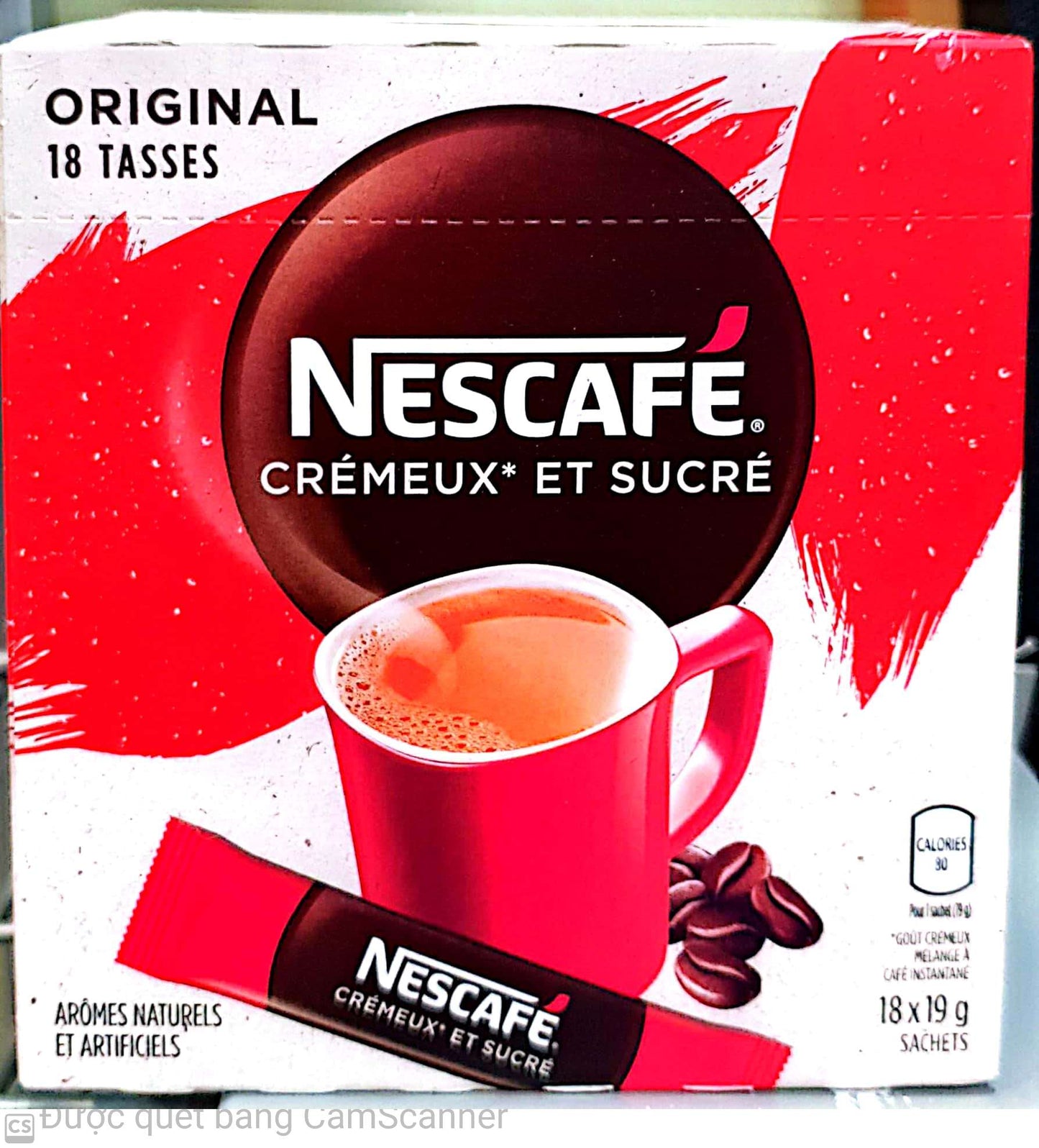 Nescafe sweet & creamy 18 x 19g sachet