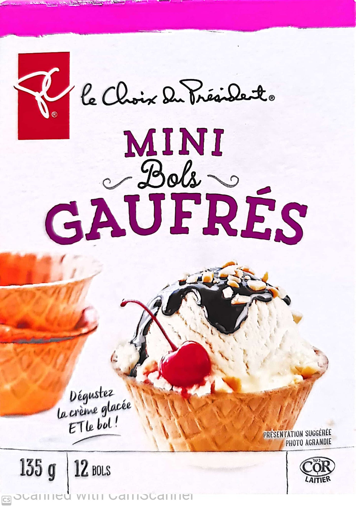 PC Mini waffle bowls 135g