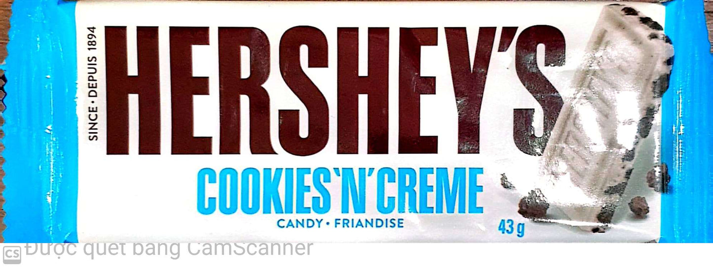 Hershey's Cookie & Cream candy 43g