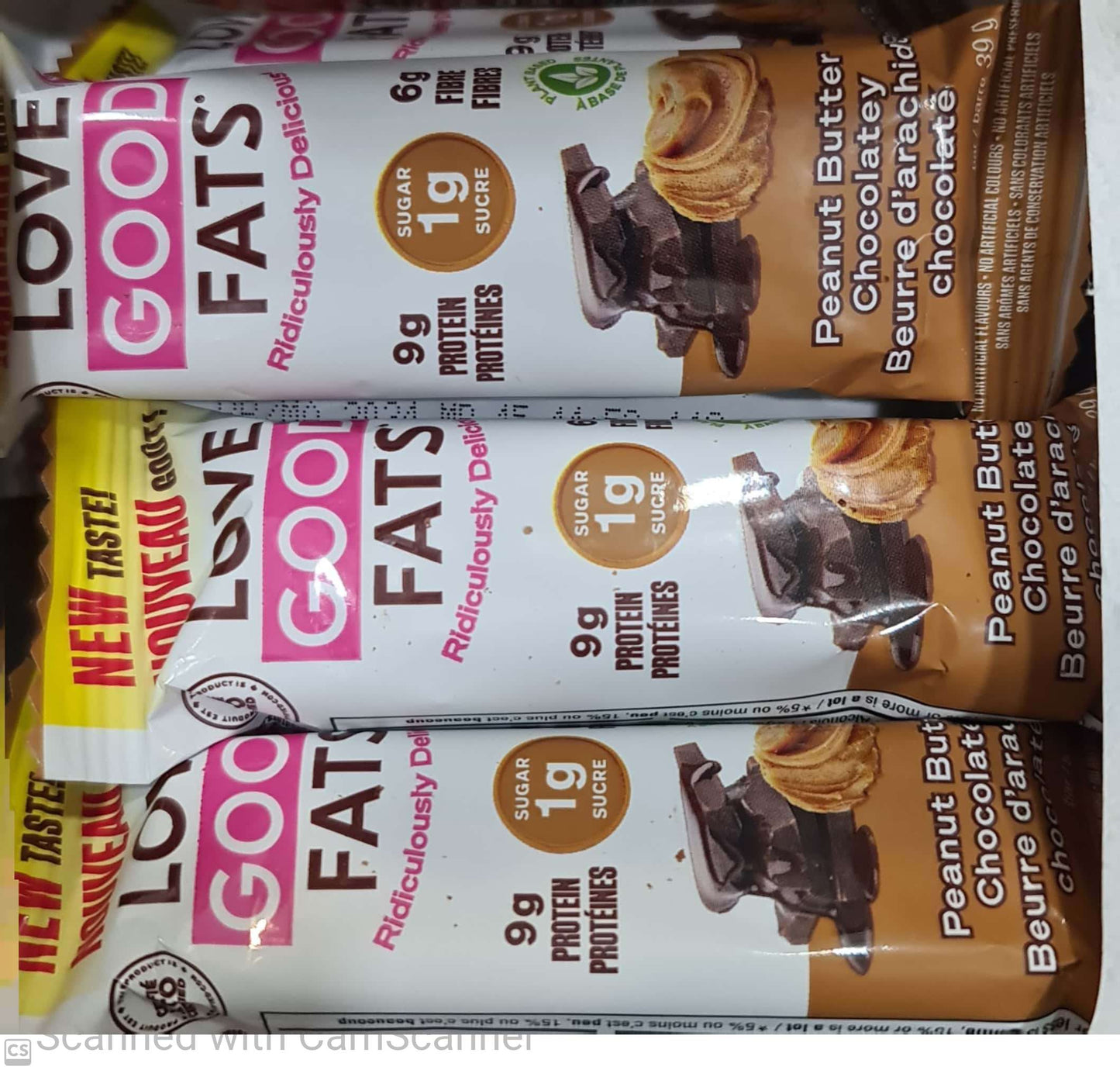 Love good fats peanut butter choco KETO bar gluten free 39g
