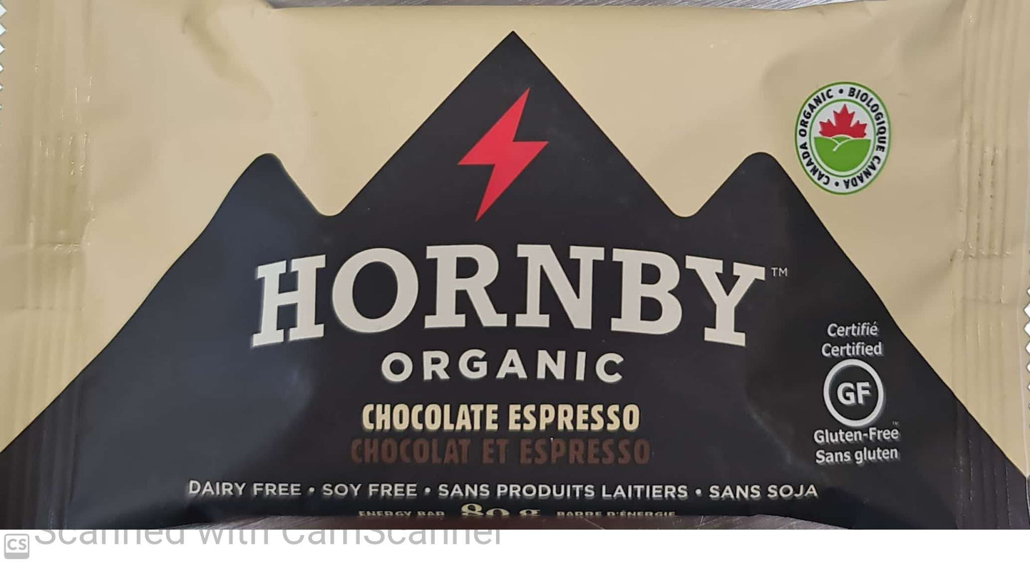 Hornby Organic bar chocolate 12x80g