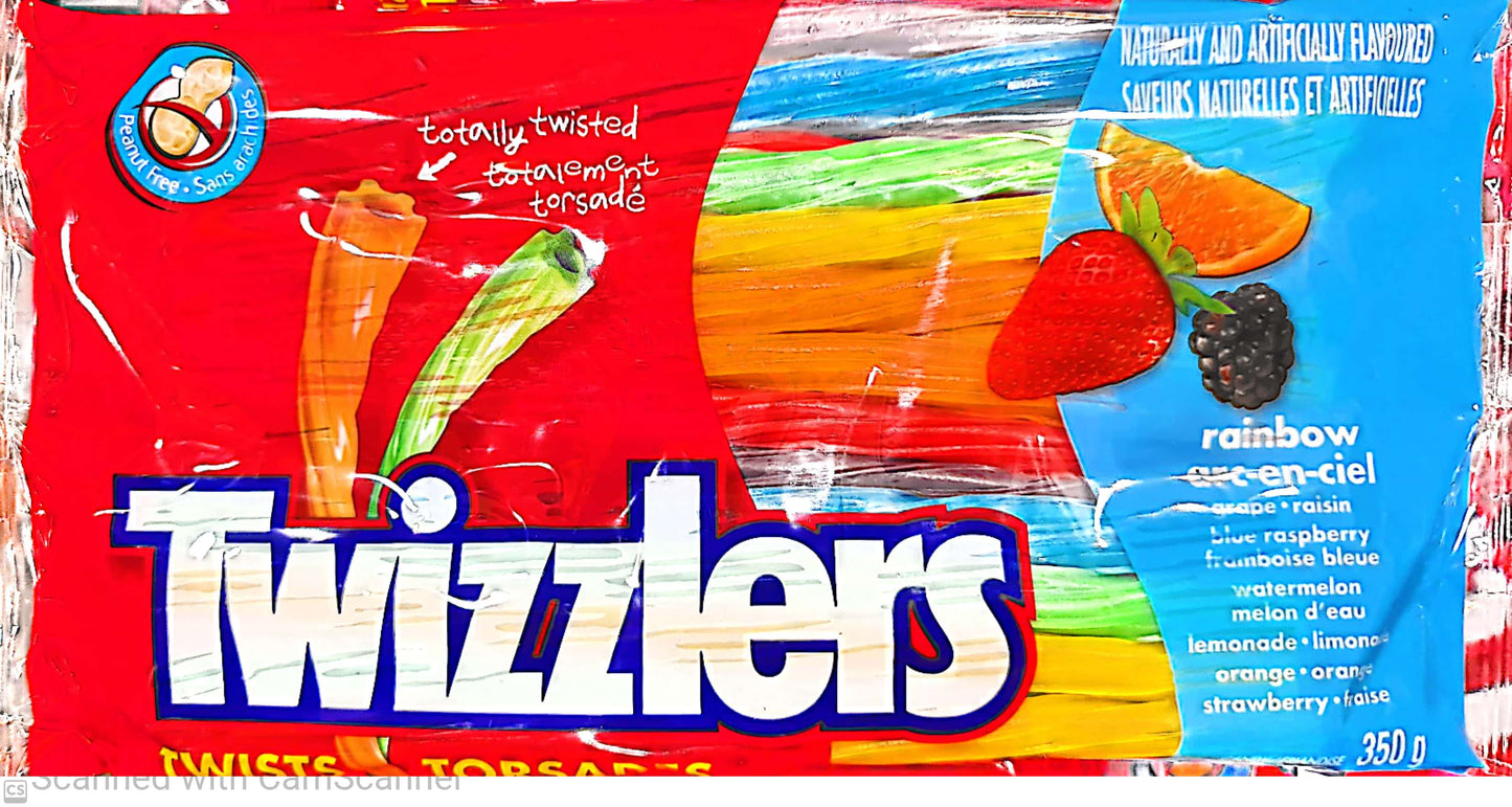 Twizzlers nibs candy RAINBOW 350g