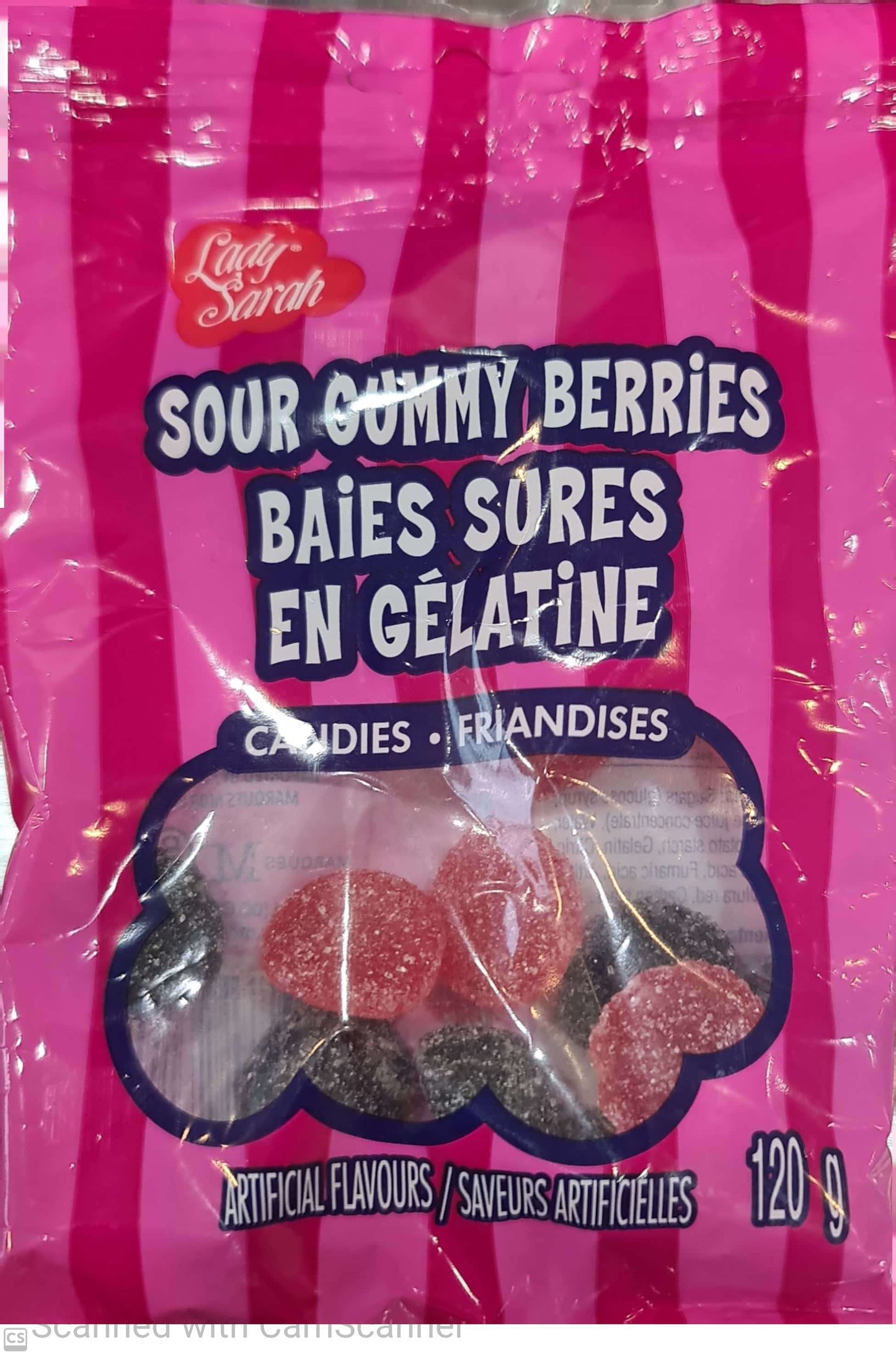 Lady sarah Gummi bears sour gum 120g