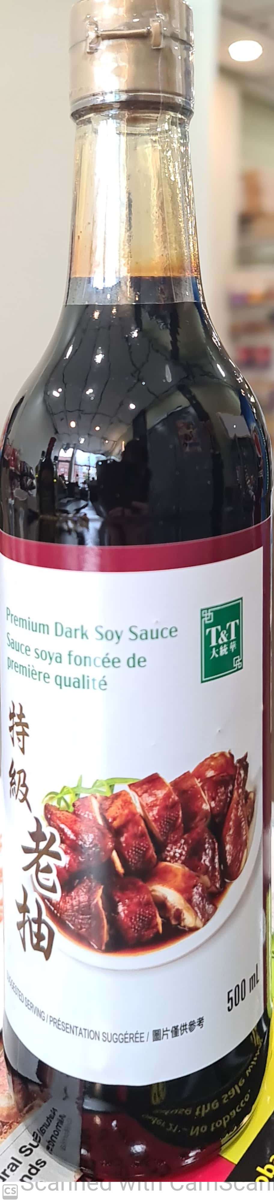T&T Premium Dark soy sauce 500ml