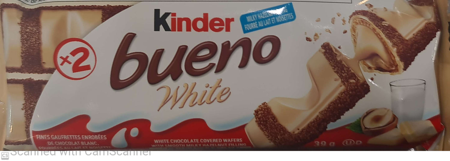 Kinder Bueno bar white (20/box)