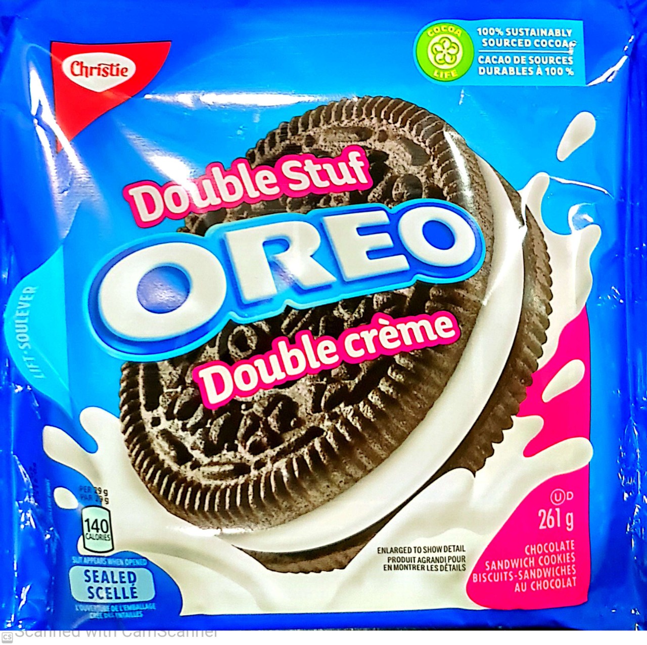 Oreo Double cream cookie 270g